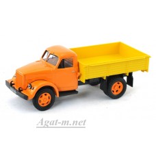Масштабная модель Горький-51А грузовик, желтый/оранжевый